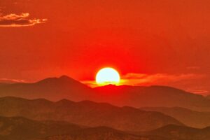 Fiery Sunset